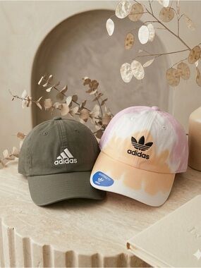 adidas hat cap Bundle - color wash and army green relaxed Strapback